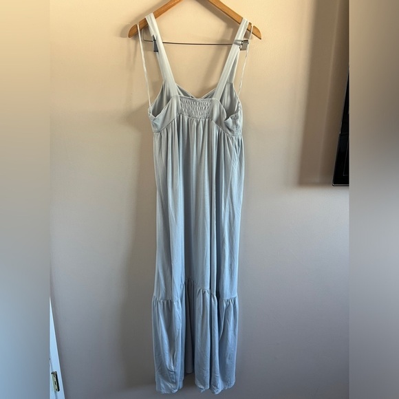 Zara Baby Blue Tiered Spaghetti Strap Dress β Size Large NWT - Picture 2 of 6